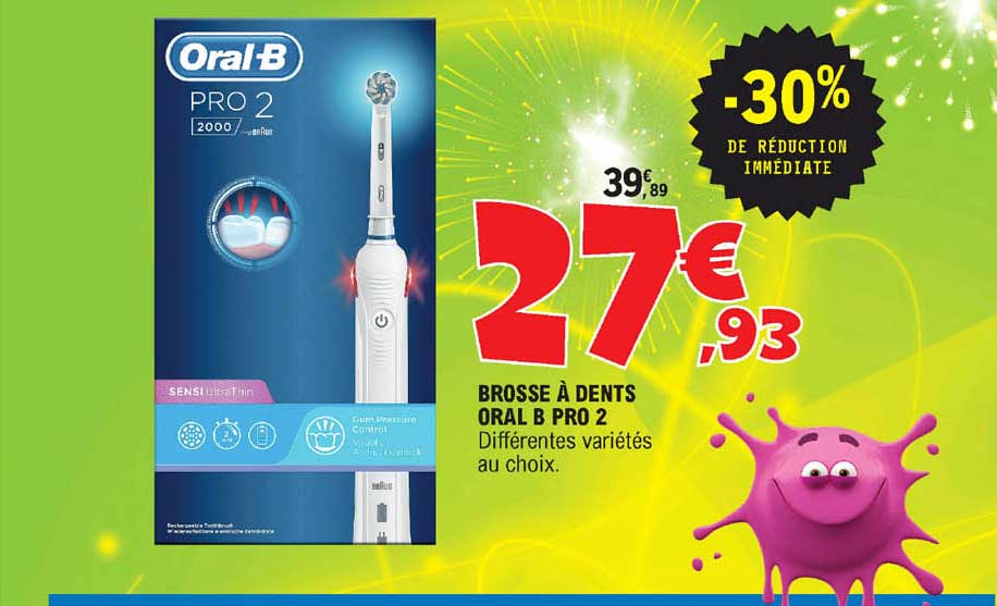 brosse à dents oral b pro 2