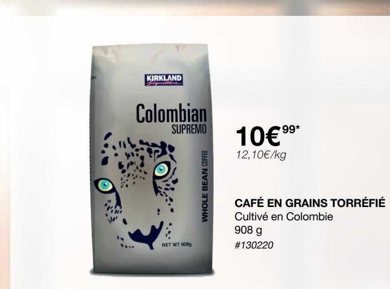 Café En Grains Torréfié Kirkland