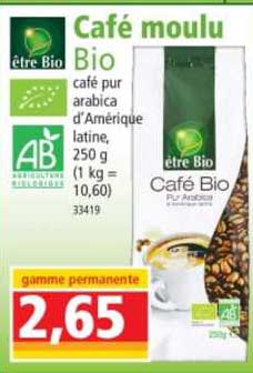 café moulu bio être bio