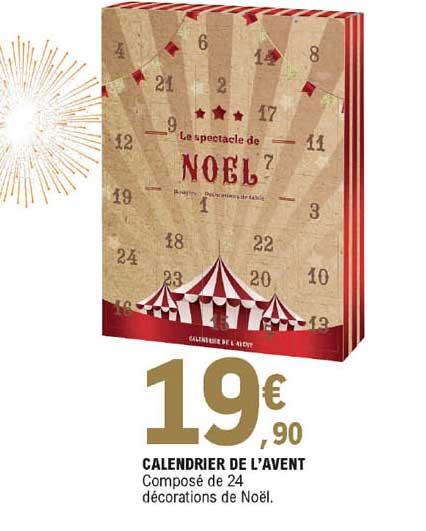 calendrier de l'avent
