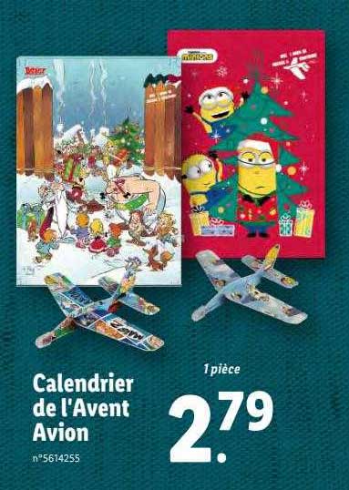 calendrier de l'avent avion