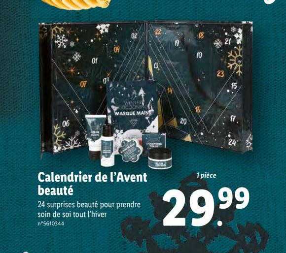 calendrier de l'avent beauté