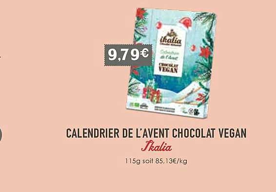 calendrier de l'avent chocolat vegan ikalia