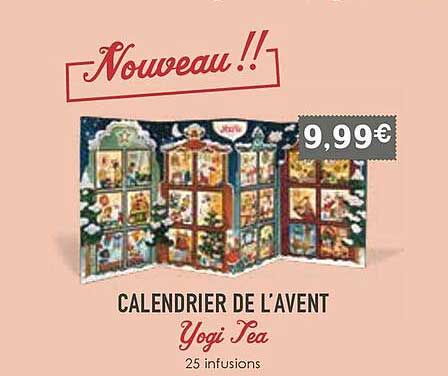 calendrier de l'avent yogi tea