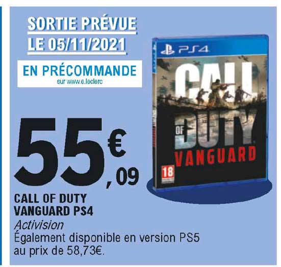 call of duty vanguard ps4