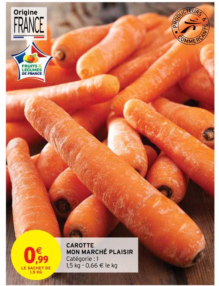 carotte mon marché plaisir