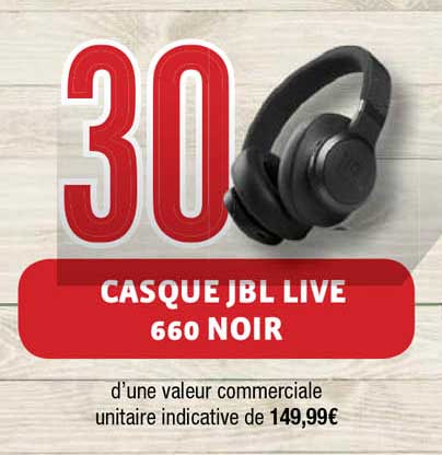 casque jbl live 660 noir