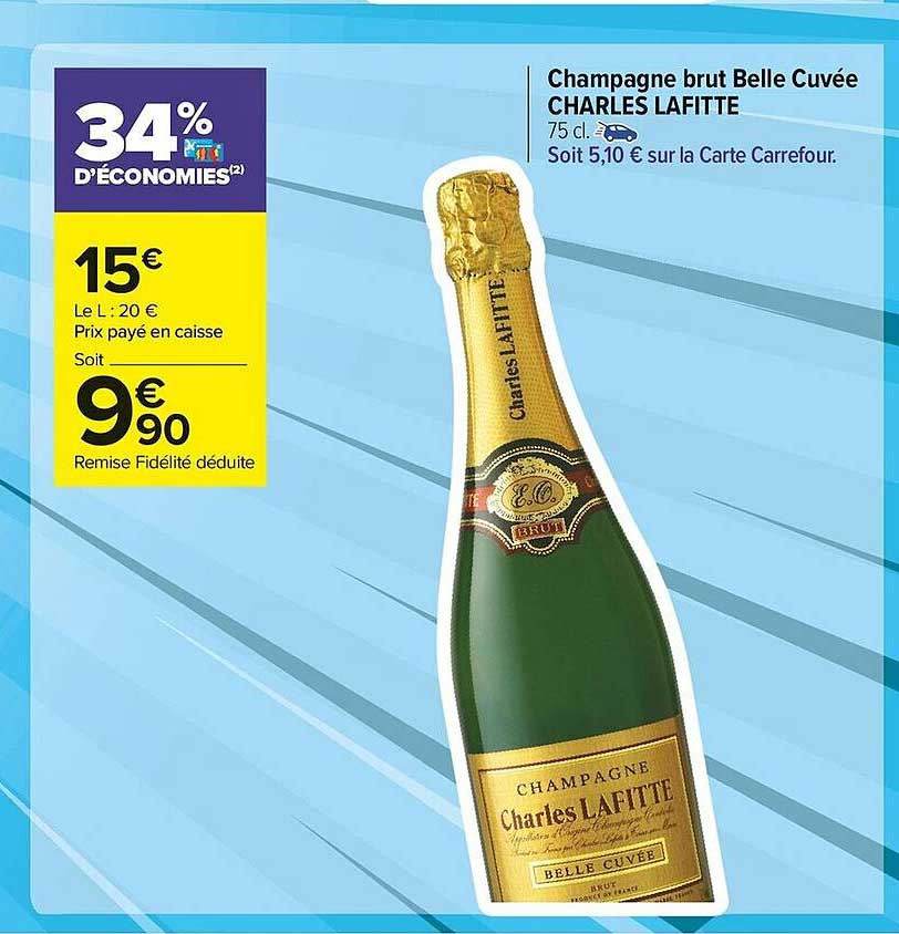 champagne brut belle cuvée charles lafitte