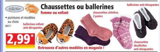Chaussettes Ou Ballerines ElleNor