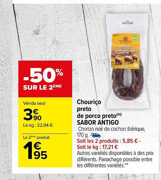 chouriço preto de porco preto sabor antigo