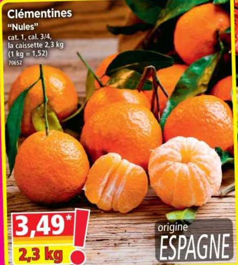 Clémentines "nules"