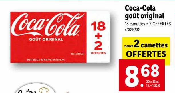 coca-cola goût original