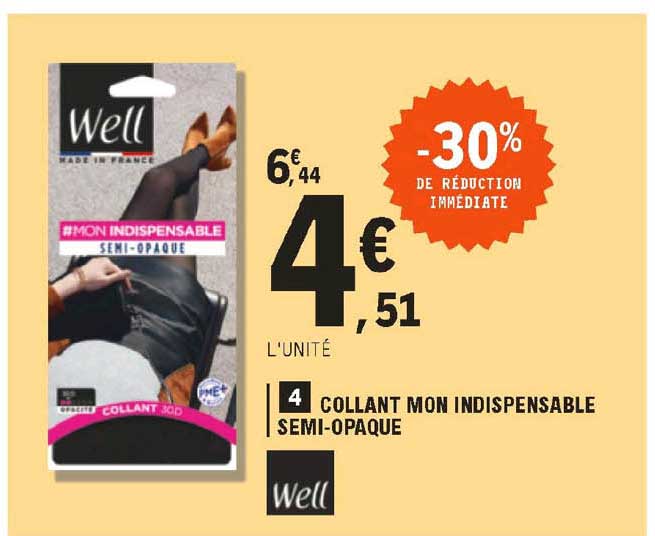 Collant Mon Indispensable Semi-opaque Well