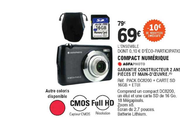 compact numérique agfa photo