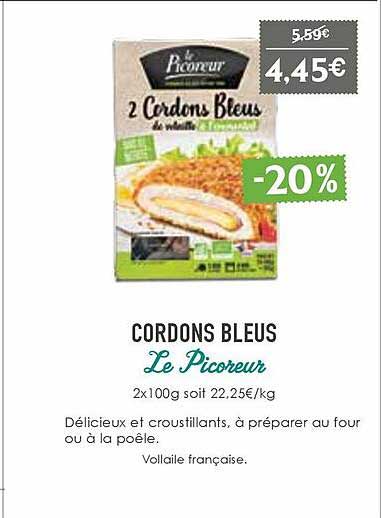Cordons Bleus Le Picoreur