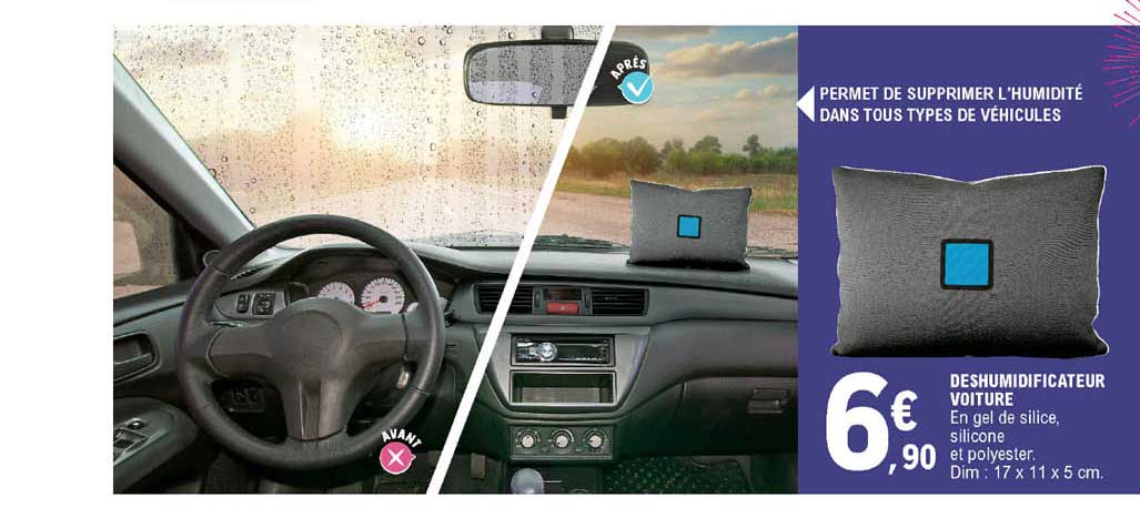 Déshumidificateur Voiture
