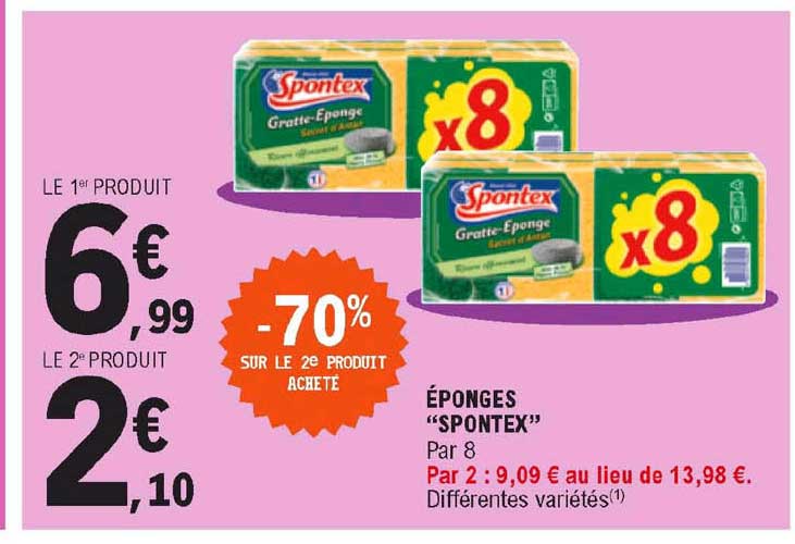 éponges "spontex"