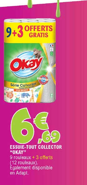 essuie-tout collector "okay"