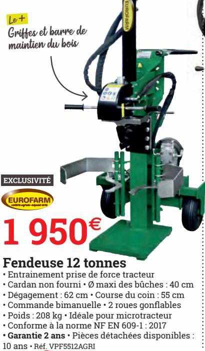 Fendeuse 12 Tonnes Eurofarm