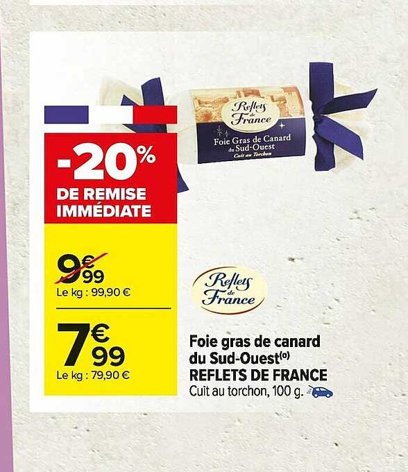 foie gras de canard du sud-ouest reflets de france