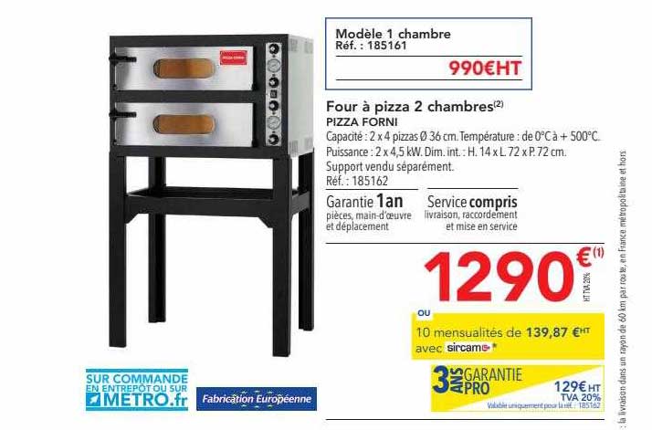 four à pizza 2 chambres pizza forni