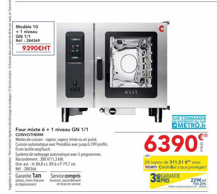 Four Mixte 6 + 1 Gn 1-1 Convotherm