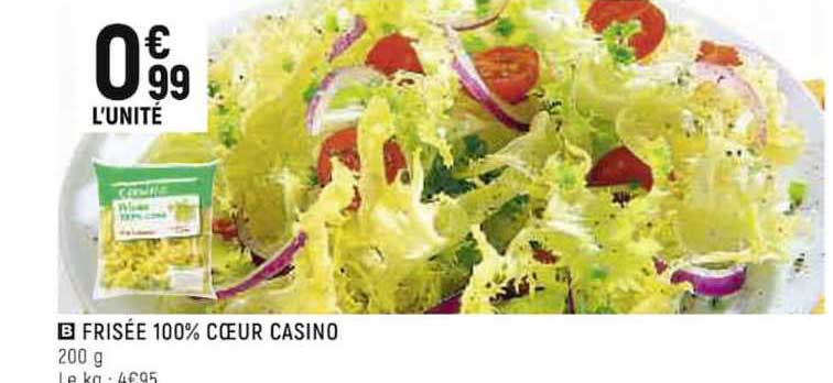 Frisée 100% Cœur Casino