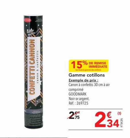 gamme cotillons