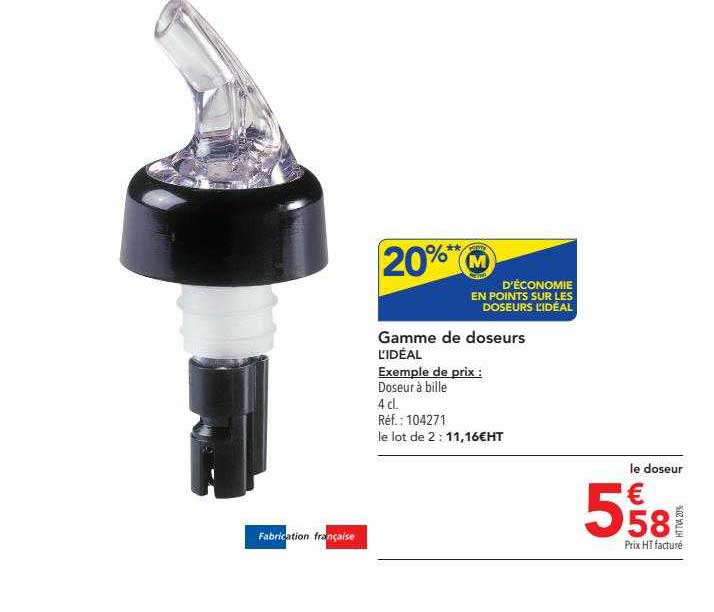 gamme de doseurs l'idéal