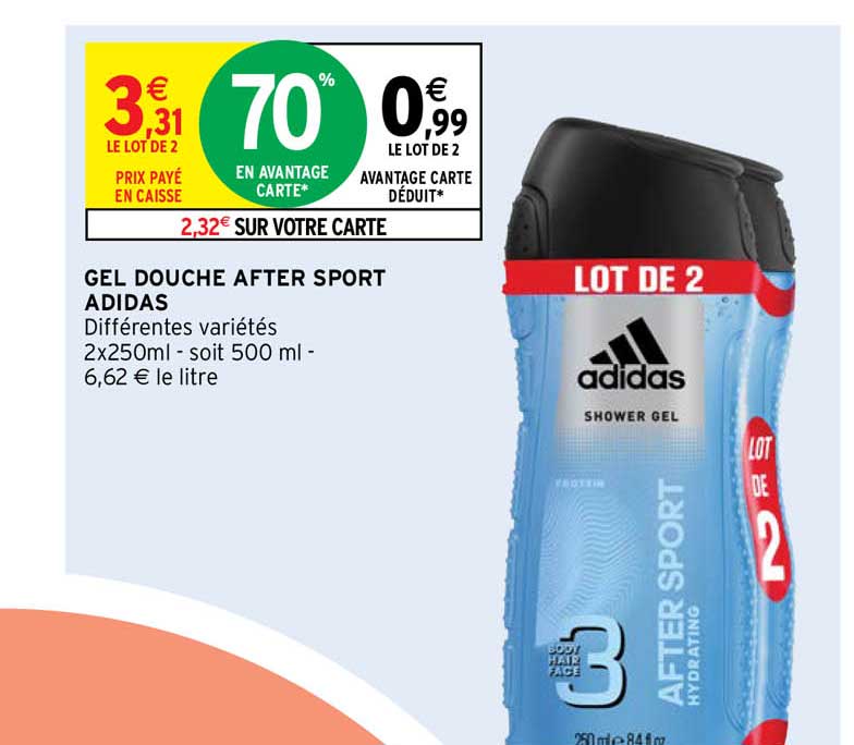 gel douche after sport adidas