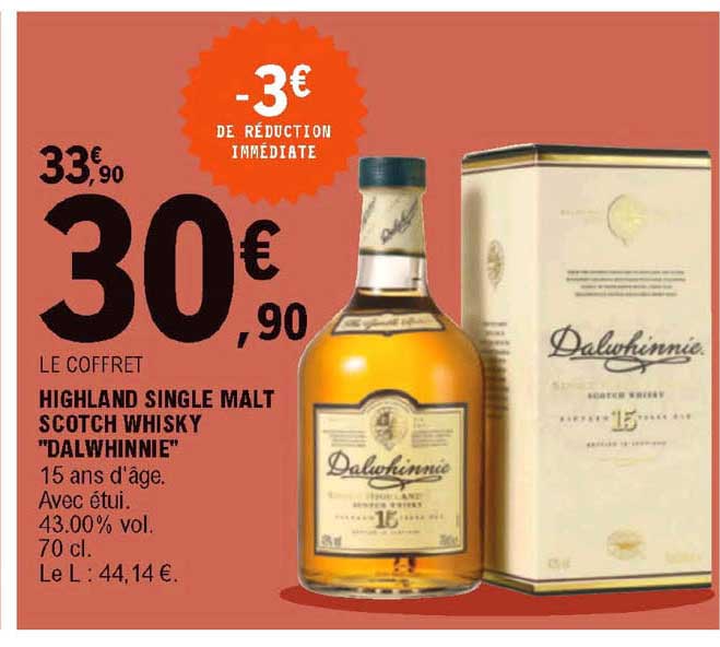 highland single malt scotch whisky "dalwhinnie"