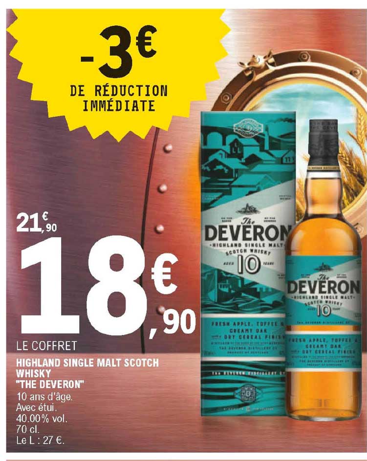 highland single malt scotch whisky "the deveron"