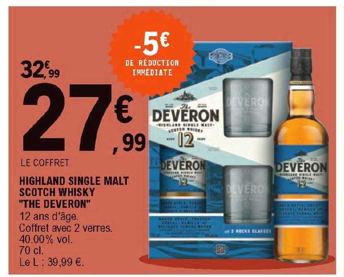 highland single malt scotch whisky "the deveron"