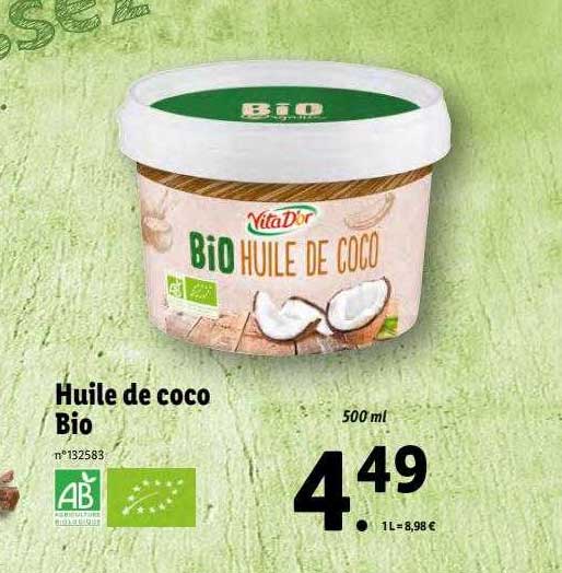 Huile De Coco Bio Vita D'or