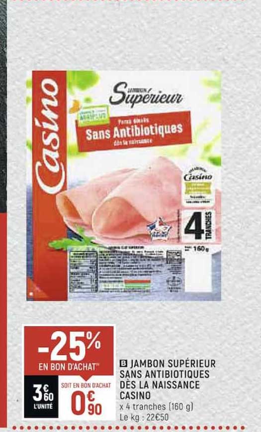jambon supérieur sans antibiotiques dès la naissance casino