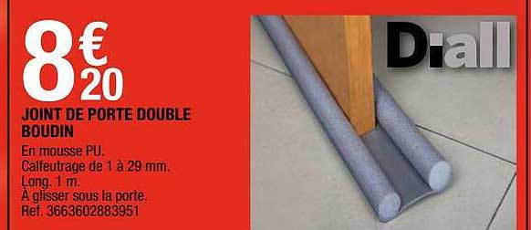 Joint De Porte Double Boudin
