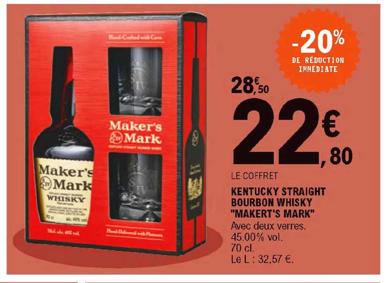 kentucky straight bourbon whisky "makert's mark"