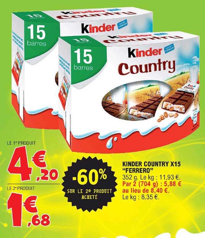 Kinder Country X15 "ferrero"