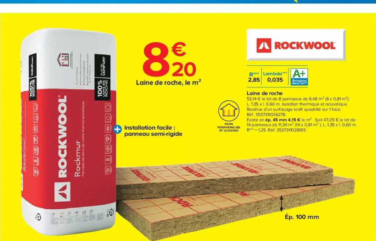 laine de roche rockwool