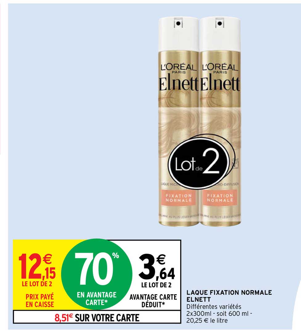 laque fixation normale elnett