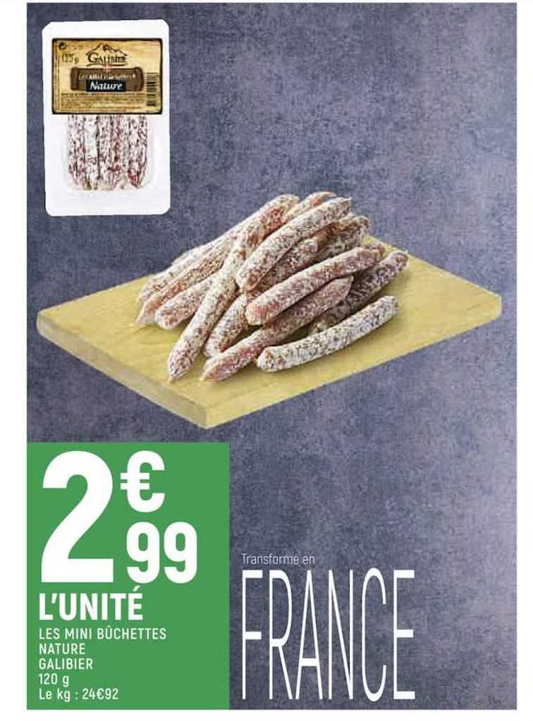 Les Mini Bûchettes Nature Galibier