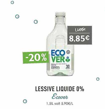lessive liquide 0% ecover