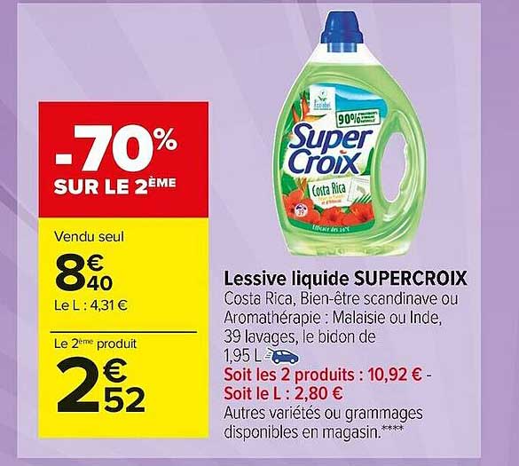 Lessive Liquide Supercroix