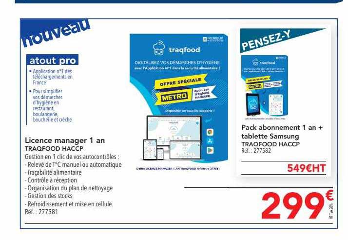 licence manager 1 an traqfood haccp