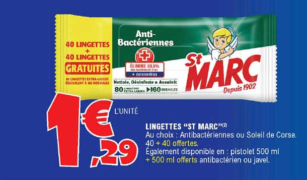 lingettes "st marc"