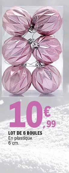 Lot De 6 Boules