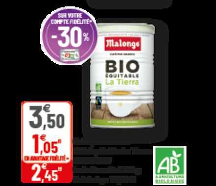 malongo bio équitable la tierra