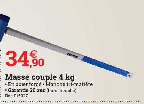 masse couple 4 kg revex