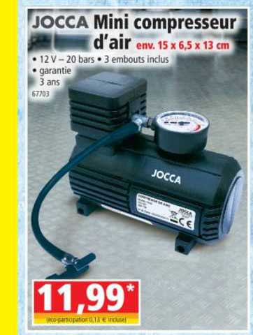 mini compresseur d'air jocca