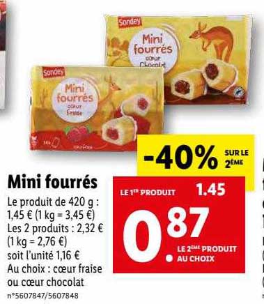 Mini Fourrés Sondey